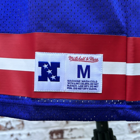 Mitchell & Ness NFL Throwbacks New York Giants Concepts Mesh Tank Top Blue Men's - Picture 3 of 5